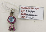 Load image into Gallery viewer, 3.35/GM RUBY / BLUE TOPAZ (2750)
