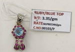 Load image into Gallery viewer, 3.35/GM RUBY / BLUE TOPAZ (2750)