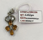 Load image into Gallery viewer, 4.03/GM CITRINE / ZIRCON  (1650)