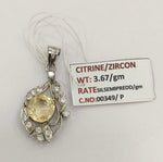 Load image into Gallery viewer, 3.67/GM CITRINE / ZIRCON (1650)