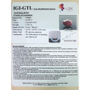 8.64 Ratti  Natural ruby with Govt. Lab Certificate-(1221)