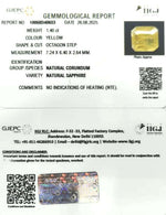 Load image into Gallery viewer, 1.40/CT Natural Yellow Sapphire With Govt Lab Certificate (6771)
