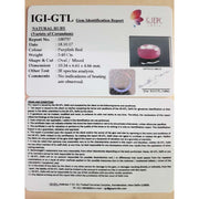 3.78 Ratti Natural New Burma ruby with Govt. Lab Certificate-(2100)