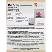 4.48 Ratti Natural New burma ruby with Govt. Lab Certificate-(3441)