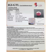 4.46 Ratti Natural New Burma Ruby with Govt. Lab Certificate-(3441)