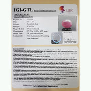 7.29 Ratti Natural New Burma Ruby with Govt. Lab Certificate-(4551)