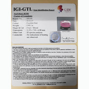 4.38 Ratti Natural New Burma Ruby with Govt. Lab Certificate-(5661)