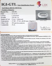 265.46/CT Sphatik Shivling with Govt. Lab Certificate-60