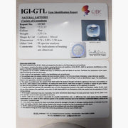 3.70 Ratti natural blue sapphire with Govt Lab Certified-(23310)