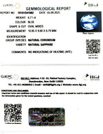 Load image into Gallery viewer, 6.71/CT Natural Blue Sapphire with Govt Lab Certificate (110000)
