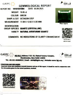 Load image into Gallery viewer, 10.85/CT NATURAL AVENTURINE QUARTZ With Govt Lab Certificate (450)
