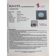 6.01 Ratti  Natural fire Opal with Govt. Lab Certificate-(1221)