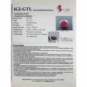 10.54 Ratti Natural New Burma Ruby with Govt. Lab Certificate-(2331)