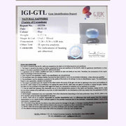 4.58 Ratti Natural Blue Sapphire with Govt Lab Certified-(6771)