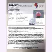 9.87 Ratti Natural New Burma Ruby with Govt Lab Certificate-(3441)