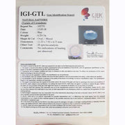4.72 Ratti natural blue sapphire with Govt Lab Certified-(4551)