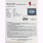 11.60 Ratti Blue Topaz with Govt Lab Certificate-(1665)