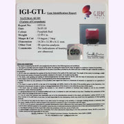 12.93/CT Natural New Burma ruby with Govt. Lab Certificate-2331