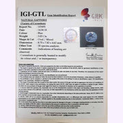 3.03/CT Natural Blue sapphire with Govt Lab Certificate-BLUSA9T