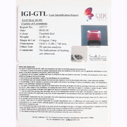 16.40/CT Natural New Burma Ruby with Govt. Lab Certificate-2331