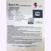 3.07/CT Natural Blue Sapphire with Govt Lab Certified-(BLUSA9T)