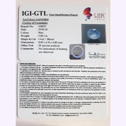 3.06/CT Natural Ceylonese Neelam with Govt Lab Certificate-BLUSA9S