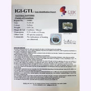 3.01/CT Yellow Sapphire with Govt Lab Certificate-(YELSA9V)