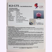 4.46 Ratti Natural Neo Burma Ruby with Govt Lab Certificate-(3441)