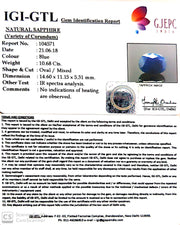 11.87 Ratti Natural Neelam with Govt Lab Certificate-(2331)