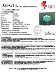 15.20/CT Natural Emerald Stone With Govt. Lab Certificate  (4551)