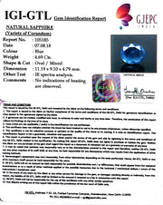 4.69/CT Natural Neelam with Govt Lab Certificate-BLUSA9V