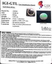 3.99 Ratti Natural fire Opal with Govt. Lab Certificate-(1221)