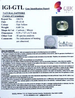 Load image into Gallery viewer, 4.48/CT Natural Yellow Sapphire with Govt Lab Certificate-YELSA9V
