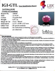 6.68 Ratti Natural Neo Burma Ruby with Govt Lab Certificate-(3441)