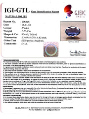 3.70 Ratti Natural Iolite With Govt. Lab Certificate-(2331)