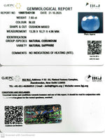 Load image into Gallery viewer, 7.65/CT Natural Blue Sapphire with Govt Lab Certificate (8991)