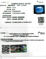 Load image into Gallery viewer, 4.72/CT Natural Blue Sapphire with Govt Lab Certificate (6771)
