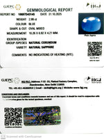 Load image into Gallery viewer, 2.99/CT Natural Blue Sapphire with Govt Lab Certificate (6771)