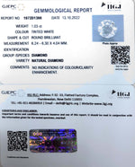 Load image into Gallery viewer, 1.03/Cents Natural Diamond With Govt. Lab Certificate (160000)
