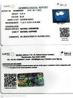 Load image into Gallery viewer, 9.34/CT Natural Blue Sapphire with Govt Lab Certificate (4551)