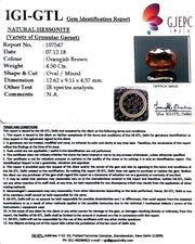 5.00 Ratti Natural Hessonite with Govt. Lab Certificate-(1221)