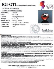 9.14 Ratti Natural Hessonite with Govt. Lab Certificate-(1221)
