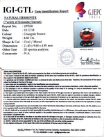 Load image into Gallery viewer, 4.96 Ratti Natural Hessonite with Govt. Lab Certificate-(1221)
