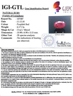 Load image into Gallery viewer, 4.63 Ratti Natural Mozambique Ruby with Govt. Lab Certificate-(12210)
