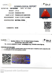 3.76/CT Natural Red Coral With Govt. Lab Certificate-10815D43663