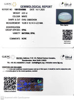 Load image into Gallery viewer, 4.97/CT Natural Opal with Govt. Lab Certificate-10815D43666