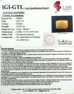 Load image into Gallery viewer, 17.22 Ratti Natural Yellow Sapphire with Govt Lab Certificate-(1221)