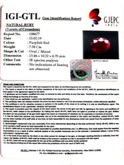8.43 Ratti Natural Neo Burma Ruby with Govt. Lab Certificate-(3441)