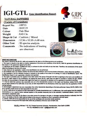 9.61 Ratti Natural Blue Sapphire With Govt Lab Certified-(4551)