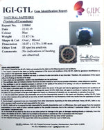 Load image into Gallery viewer, 12.69 Ratti Natural Blue Sapphire With Govt Lab Certified-(2331)
